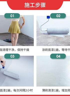 地坪漆工业厂房地面漆防水耐磨罩面漆高光泽环保耐用易清洁罩面漆