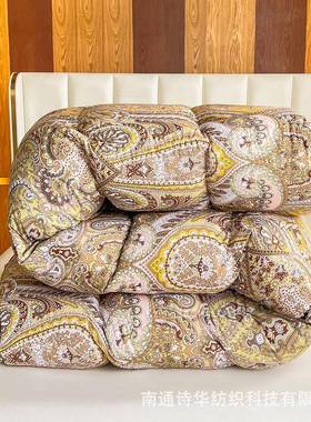 进口A+羽毛绒被95白鹅绒春秋被冬被子120支全棉保暖鹅绒被芯