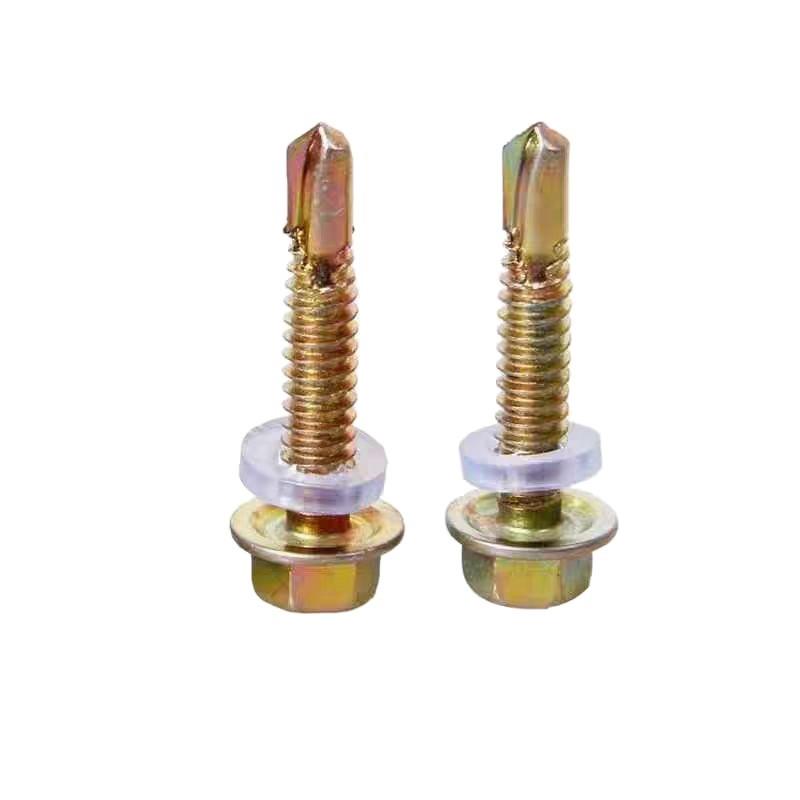 工厂钻尾螺丝六角钻尾螺丝彩钢瓦打铁皮燕尾螺钉钻铁自攻螺钉 - 图3