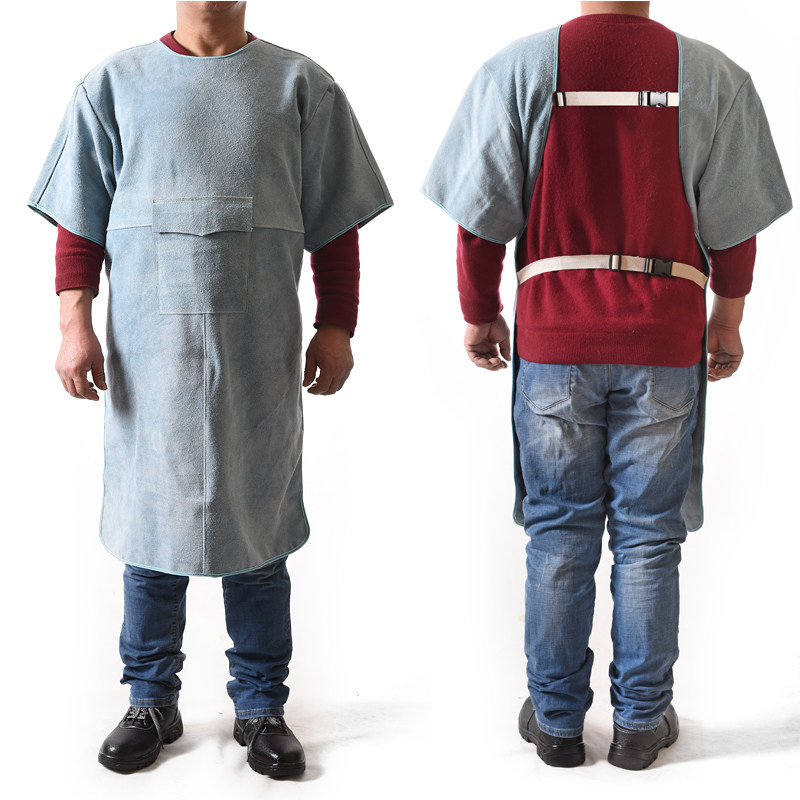 牛皮电焊防护服焊工服氩弧焊工作服防辐射防飞溅耐高温反穿衣围裙,淘宝优惠券,粉丝福利购,淘宝优惠卷