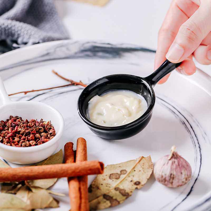 新款直销创意日式陶瓷把手迷你小瓷碟调料酱醋碟酱料碟蘸料碟陶瓷,淘宝优惠券,粉丝福利购,淘宝优惠卷