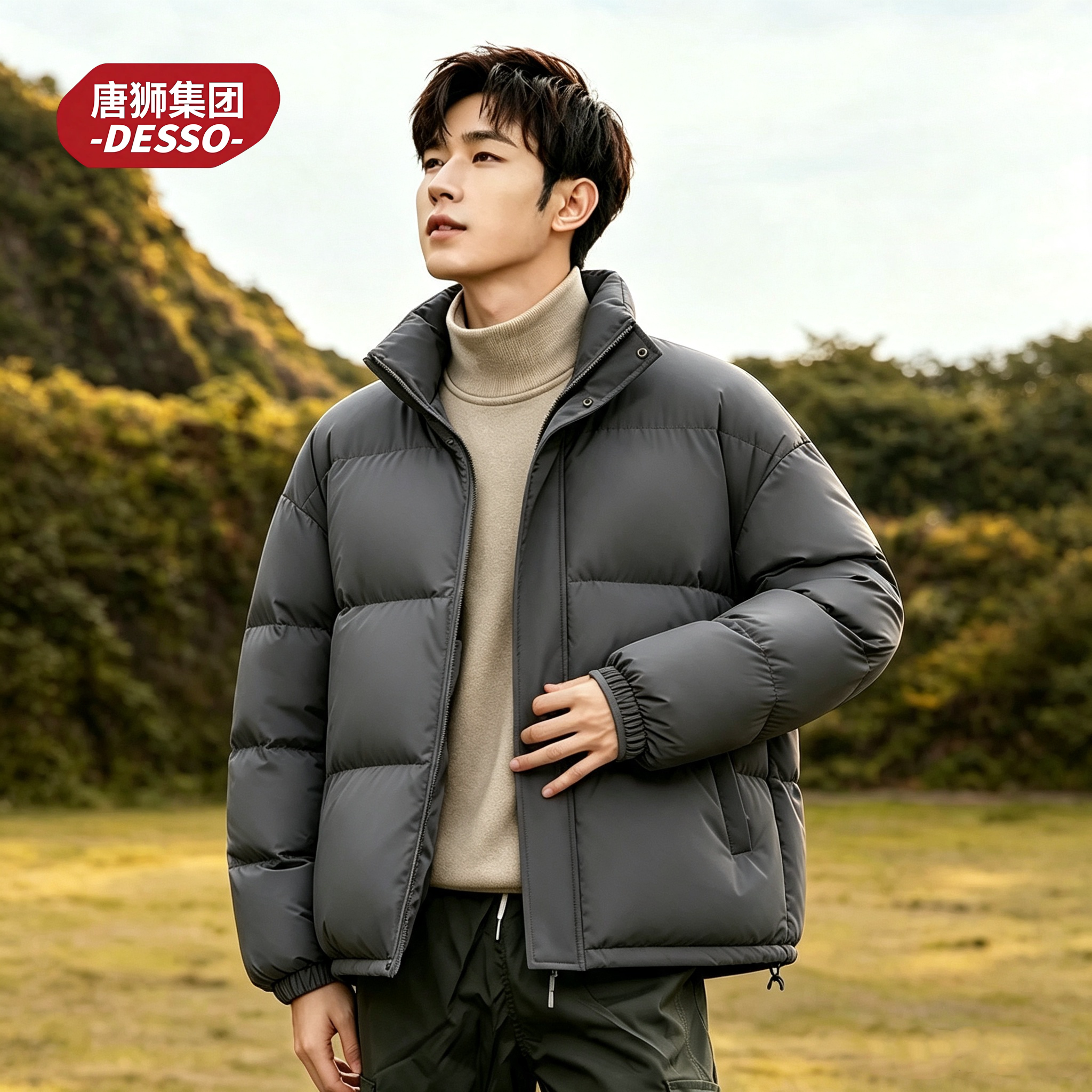 【唐狮】线下同款棉服加厚防寒面包服