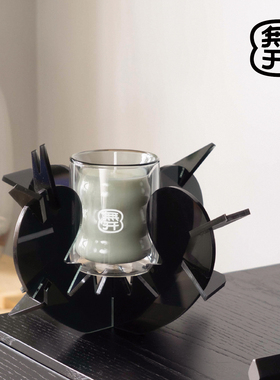 无开亚克力摆件艺术香薰蜡烛