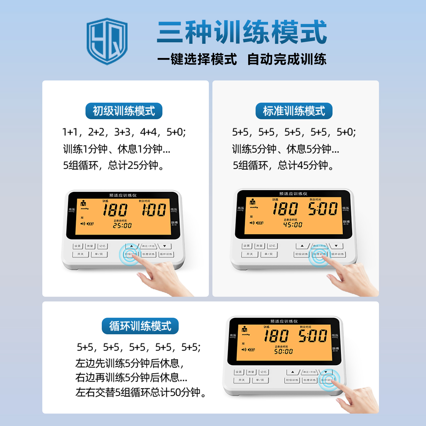 预适应训练仪双臂宣医用安康全自动缺血性大腿诺盾通高血压治疗仪 - 图2