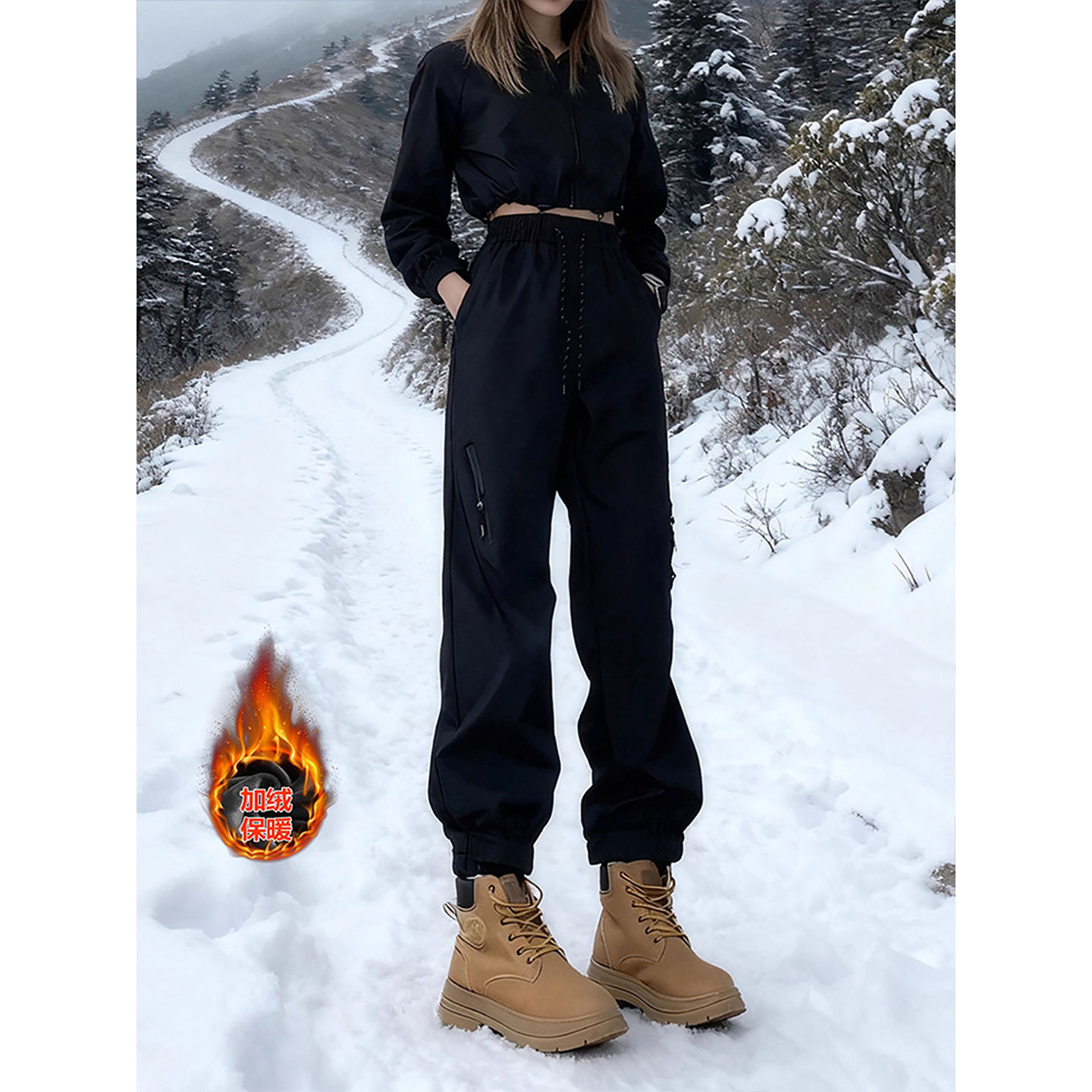 美式机能三防软壳冲锋衣男秋冬加绒户外登山滑雪套装束脚工装裤子,淘宝优惠券,粉丝福利购,淘宝优惠卷