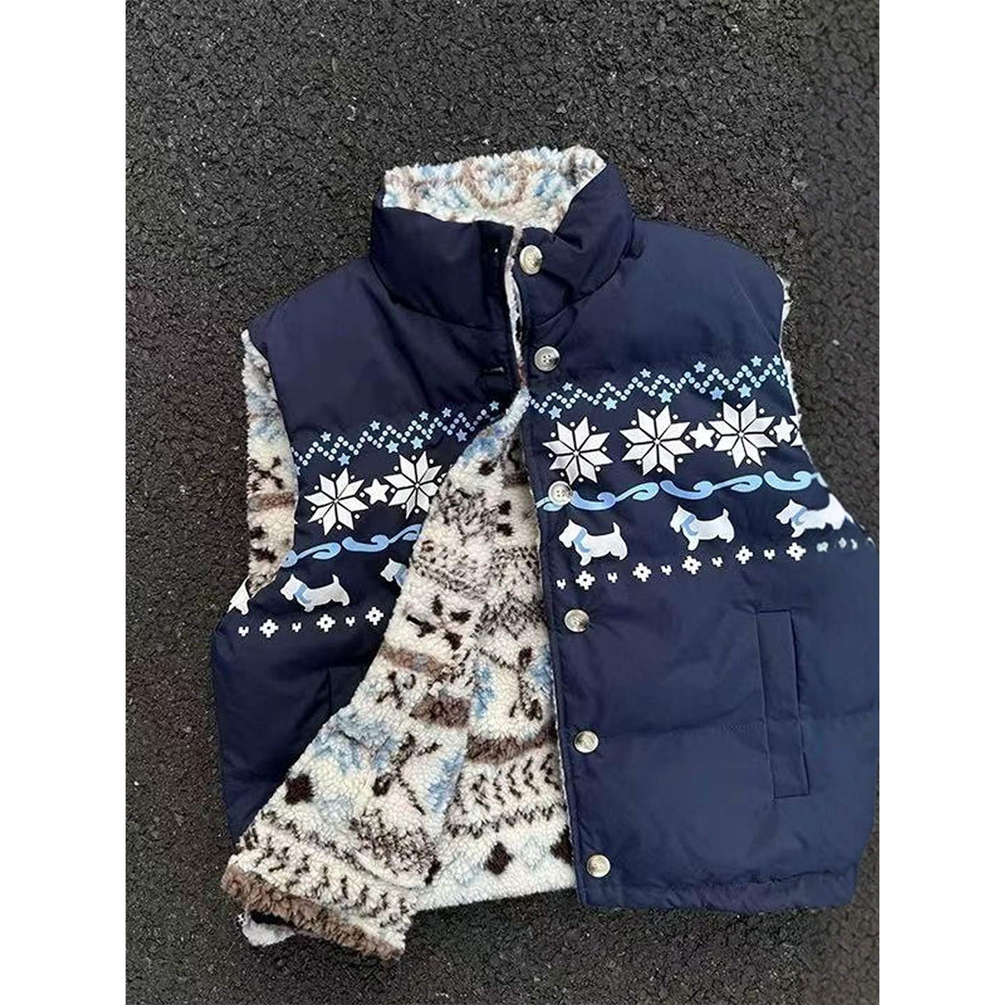 双面穿费尔岛马甲款羽绒棉服男款冬季羊羔绒背心韩系情侣立领坎肩,淘宝优惠券,粉丝福利购,淘宝优惠卷