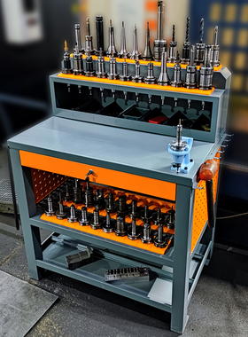 cnc加工中心辅助工作台BT30bt40刀柄架HSK63锁刀座bt50机床钳工台