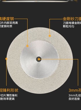 金钢砂轮切割片 瓷砖美缝清缝锯片金刚石角磨片角磨机砂轮打磨片