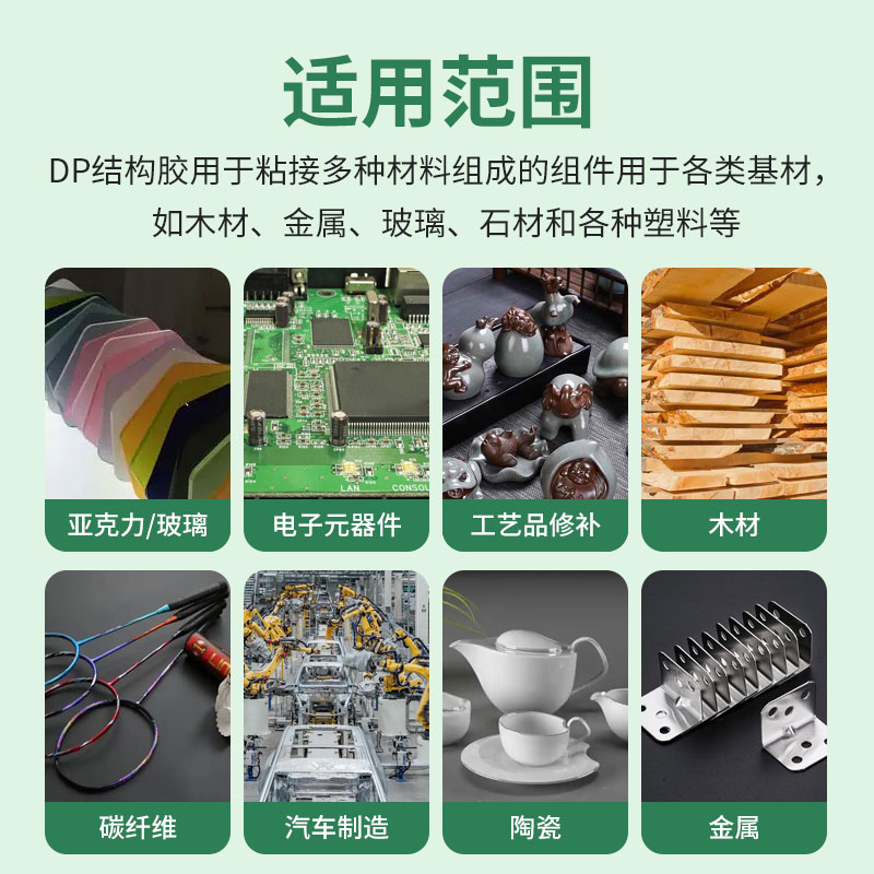 3M DP100FR胶水环氧树脂结构强力ab胶水奶油色双组份胶粘剂金属木材陶瓷玻璃电子灌封密封防火等级UL94V0阻燃 - 图0