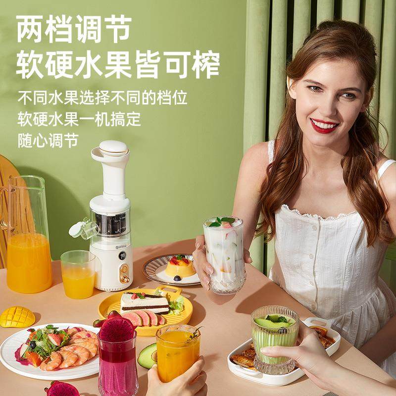 德国榨汁机小型无线充电家用便携式原汁机汁渣分离多功能炸水果汁 - 图1