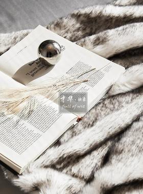 现代简约样板间书房书柜装饰真书摆件玄关英文道具仿真书假书饰品