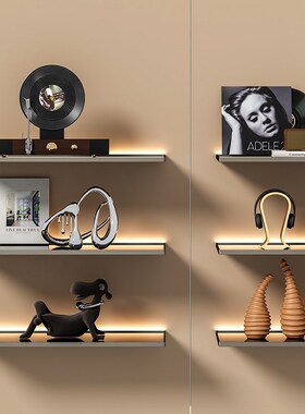现代轻奢高级感电视柜摆件客厅壁龛开放格小众艺术音乐主题装饰品