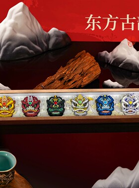 醒狮摆件客厅文创非遗工艺品装饰乔迁新居礼物开业新中式招财送人