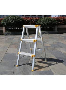 加厚家用折叠人字2小梯子3步铝合金双面3扶梯4登高便携洗车凳爬梯