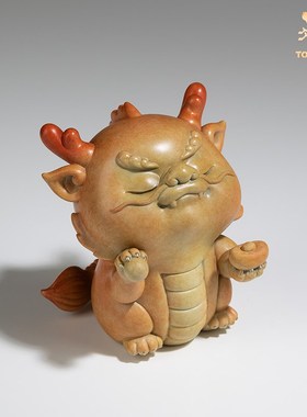 速发《客祥如意龙面吉厅桌》铜摆件 家居装饰工艺品