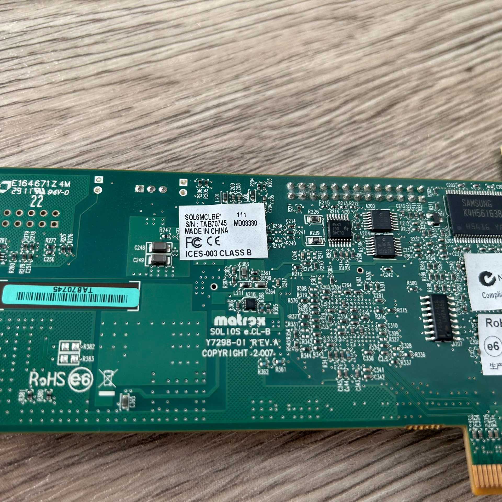 Matrox/迈创SOL6MCLBE Y7298-01图像采（憨憨电子） - 图3