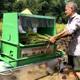 Threshing machine, small household threshing machine, 90 fully automatic new agricultural multi-function wheat sorghum harvester