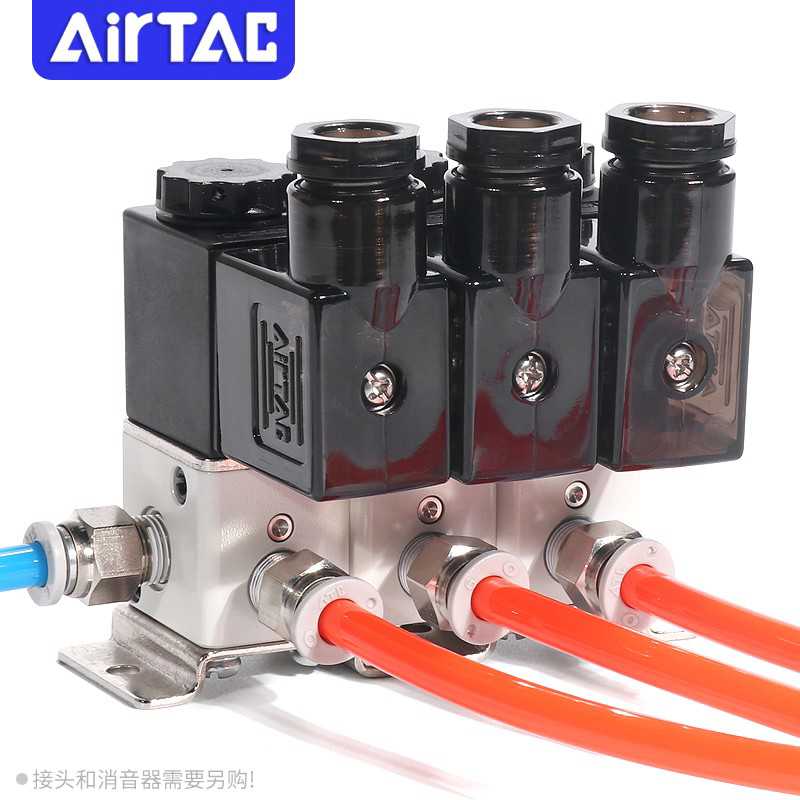 亚德客AIRTAC 二位三通直动式 电磁阀 3V1-06 3V106A/B  3V1-M5 - 图2