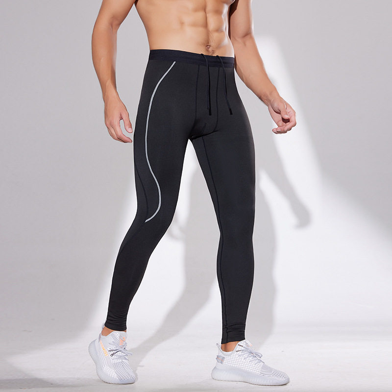 秋冬男士加绒紧身长裤跑步训练速干排汗健身打底裤手机口袋保暖裤,淘宝优惠券,粉丝福利购,淘宝优惠卷
