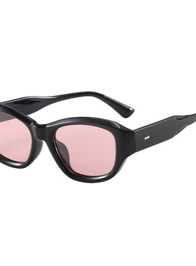 猫眼墨镜小脸太阳眼镜女女款复古2025新款高级感欧美搞怪辣妹美式