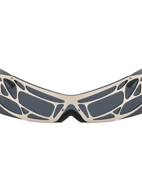 辣妹嘻哈朋克未来感时尚太阳镜欧美Y2K节日派对百搭防晒墨镜