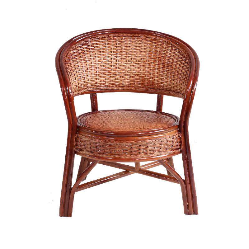 阳台休闲藤椅天然真藤编织椅子老人单人靠背椅咖啡椅通风座椅家用,淘宝优惠券,粉丝福利购,淘宝优惠卷