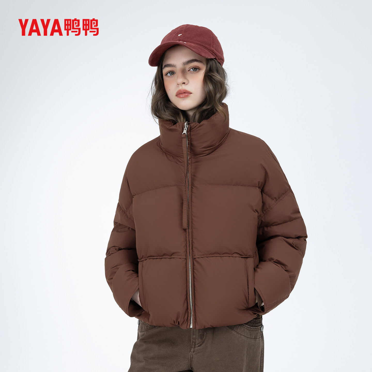 YAYA鸭鸭2025新款双面穿羽绒服秋冬保暖时尚百搭休闲女士短款外套,淘宝优惠券,粉丝福利购,淘宝优惠卷