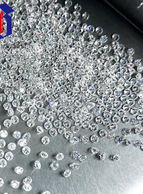 莫桑m裸石D色小圆形八心八箭MCU0.8mmm-2.石9厘碎石多规格现货