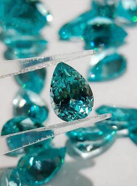 梧州人造宝裸NIG石人造帕拉伊巴裸石合成气石碧玺规电格齐石全