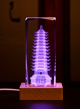 速发水摆九儿十三层文昌塔晶件办公室桌面摆件层童房书桌玄关礼物