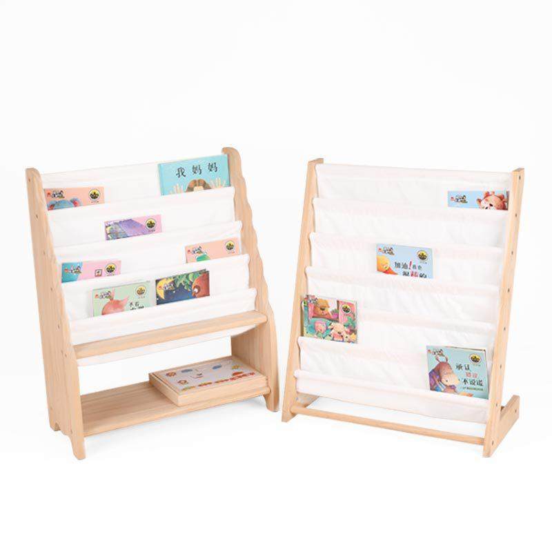 北欧风儿童房书刊架简易实木7层收纳报刊架杂志架落地展示,淘宝优惠券,粉丝福利购,淘宝优惠卷