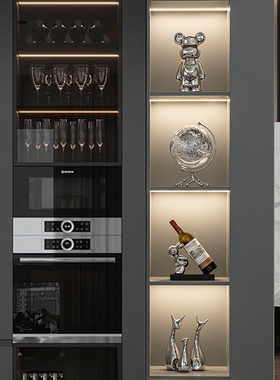 现货速发轻奢玄关红酒架酒柜装饰品摆件2024年新款客厅高端大气上