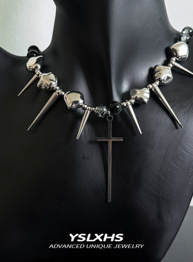 合金串珠男女不规则项链