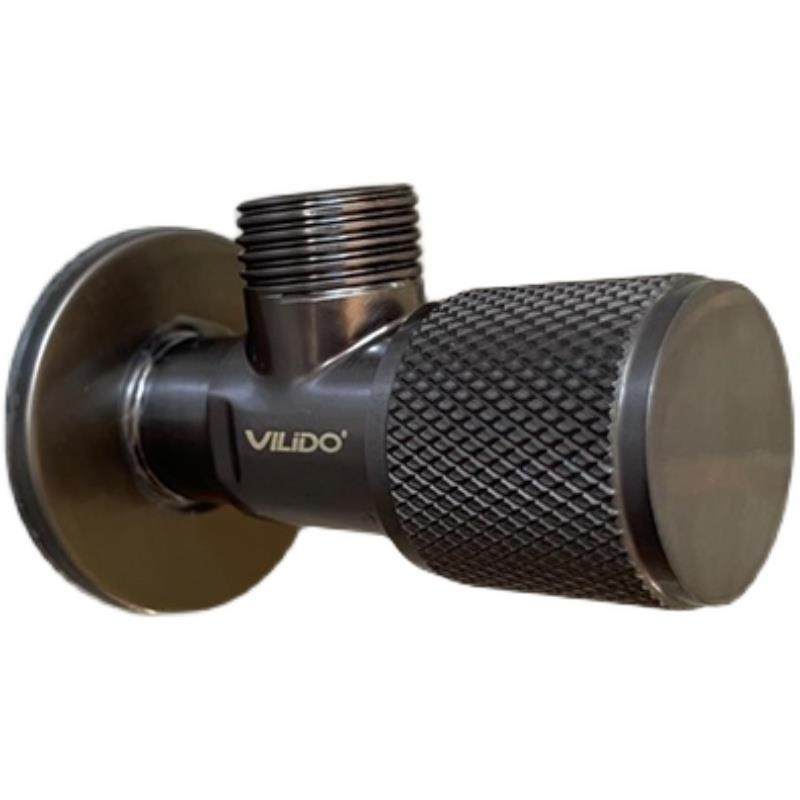 枪灰色分水角阀三角阀铜冷热水阀门开关热水器三通一进二出家用,淘宝优惠券,粉丝福利购,淘宝优惠卷