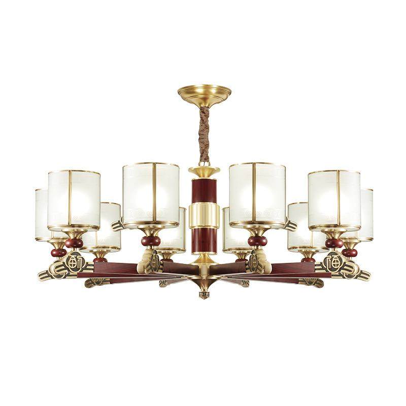 新中式吊灯客厅灯实木仿古餐厅灯全铜酒店别墅中国风禅意吊灯6026,淘宝优惠券,粉丝福利购,淘宝优惠卷