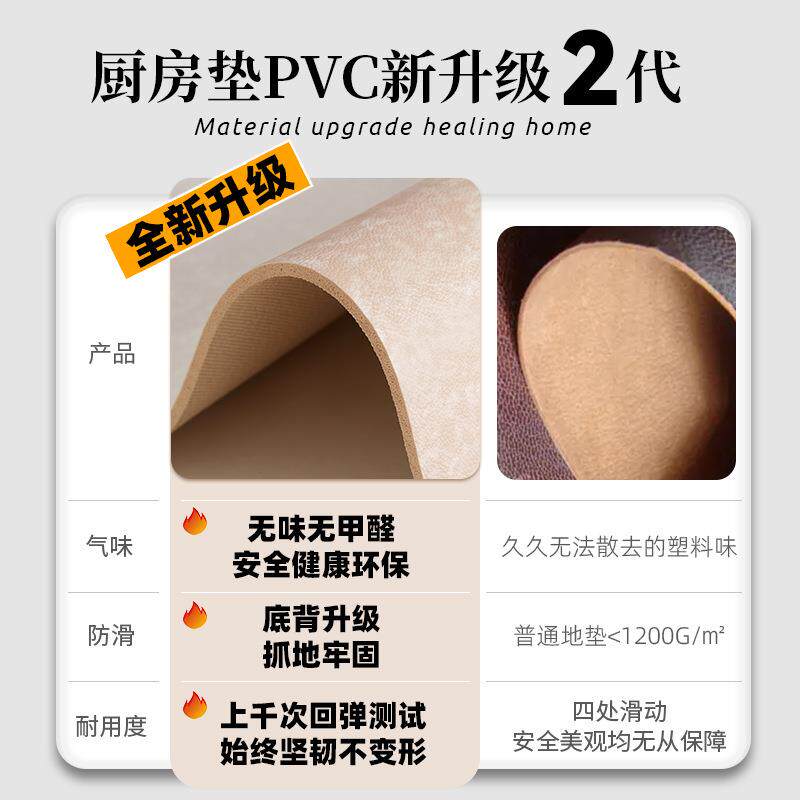 ZQ modern entrance door floor mat entrance door leather foot mat pvc wipeable and washable home entrance carpet can be cut