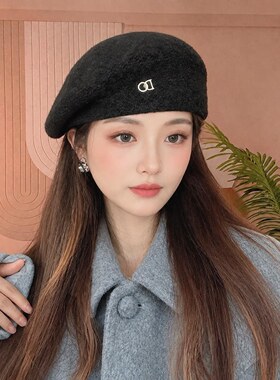 2026秋冬复古显脸小报童帽女款