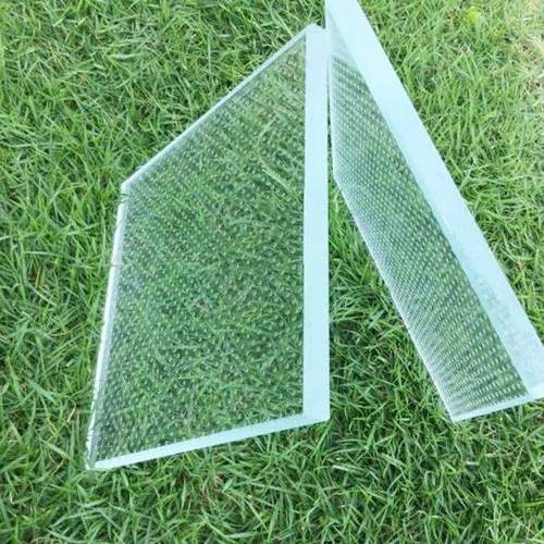 防滑玻璃钢化夹胶八字纹小圆点地板楼梯踏步走廊栈道专用防滑升级 - 图0