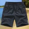 Men's shorts worn outside summer loose ice silk quick-drying sports thin 2026 new casual plus fat large size pants