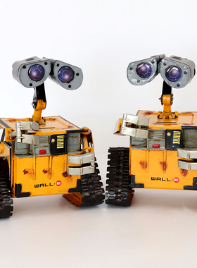复古机器人总动员瓦力 r模型摆件客厅装饰品工艺品创意 存钱罐礼