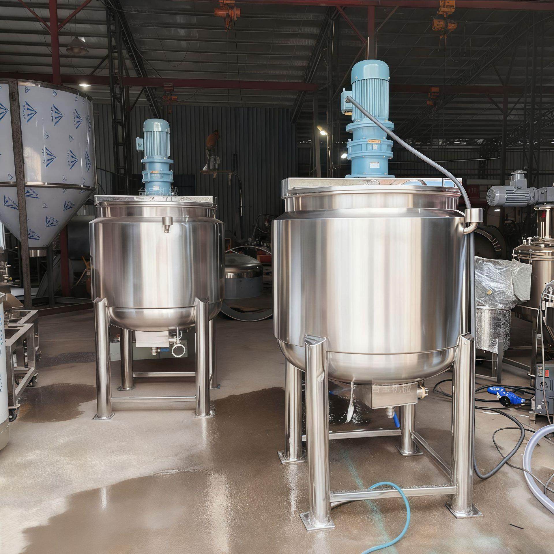 电加热304不锈钢液体搅拌罐 化工搅拌罐洗衣液胶水不锈钢搅拌桶,淘宝优惠券,粉丝福利购,淘宝优惠卷