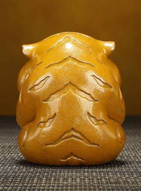 彩铜萌虎献宝生肖虎可爱老虎摆件礼品装饰品