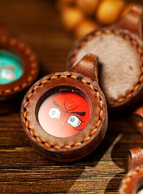 西藏手绘绿度母立体擦擦唐卡吊坠黄财扎基拉姆文创嘎乌盒女diy绳