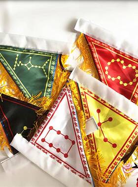 道令旗 28星宿旗 旗座太极八卦底座旗杆五色旗中东南西北五方旗