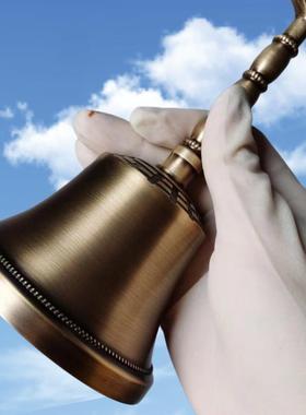 道家优质 纯铜三清铃 八卦铜三叉铃手摇铃 高品质仿古手摇铃