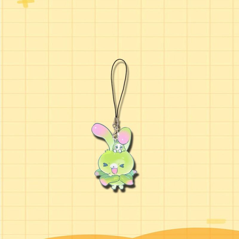 蛋仔派对艾比蛋仔派对周边周人手机链爆爆狐水捏捏亚克力挂件饰朋友礼物