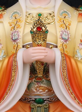 速发妈祖雕像湄洲天上圣娘娘神像供奉家用仿汉白玉天后圣宝善缘