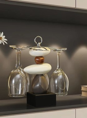 时来运转杯架摆件客厅高级感酒柜轻奢高档家居装饰品办Z公室电视