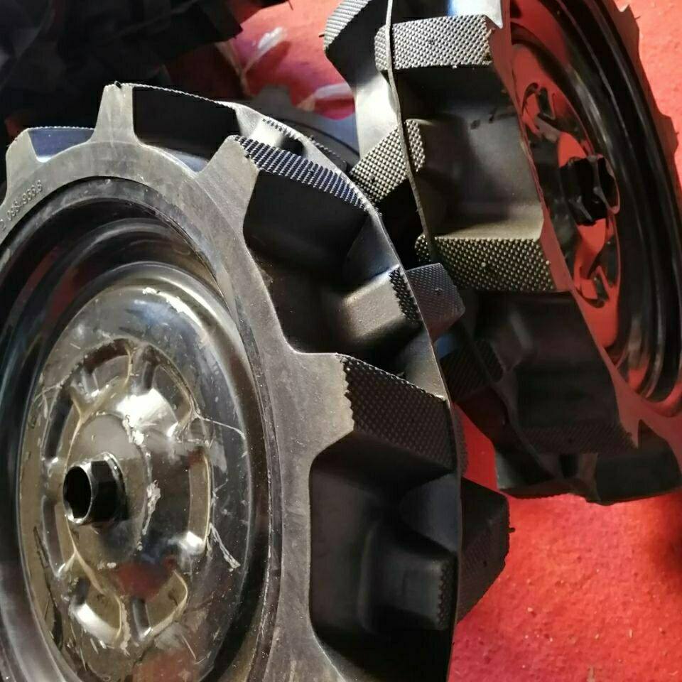 Special solid tire walking wheels for cultivators, inflatable herringbone wear-resistant tires, micro-tillage machinery accessories, free shipping