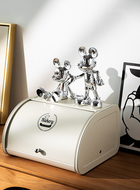 玄关收纳盒d钥匙装饰品摆件口罩面包盒桌面家用厨房客厅收纳置物